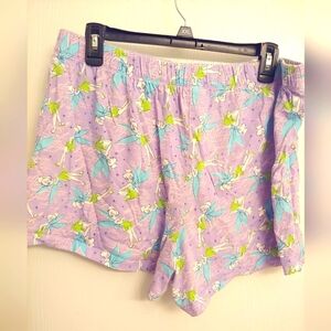 Tinker Bell Women's Pajama V-neck shortys size 2XL
